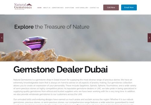 لقطة شاشة لموقع Natural Gemstones Dubai
بتاريخ 30/03/2021
بواسطة دليل مواقع ألتدتك