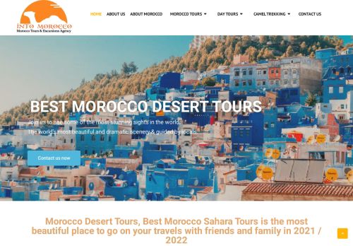 لقطة شاشة لموقع intomorocco
بتاريخ 02/05/2021
بواسطة دليل مواقع ألتدتك