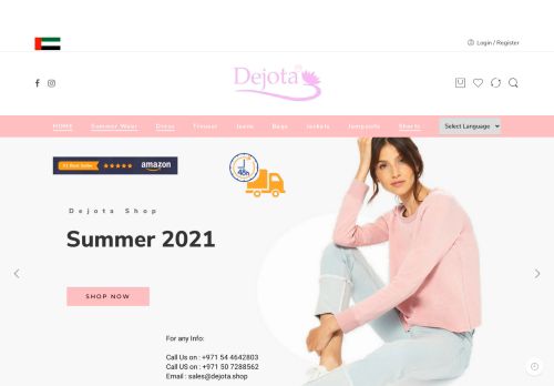 لقطة شاشة لموقع ديجوتا لتجارة الملابس الجاهزة
بتاريخ 05/05/2021
بواسطة دليل مواقع ألتدتك