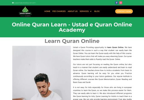 لقطة شاشة لموقع Ustad e Quran Online Academy
بتاريخ 05/07/2021
بواسطة دليل مواقع ألتدتك