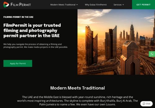لقطة شاشة لموقع Dubai film permit
بتاريخ 19/07/2021
بواسطة دليل مواقع ألتدتك