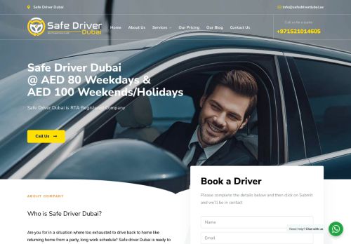 لقطة شاشة لموقع Safe Driver Dubai
بتاريخ 24/09/2021
بواسطة دليل مواقع ألتدتك
