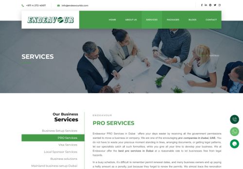 لقطة شاشة لموقع Best pro services in Dubai | Endeavour Corporate Services LLC Dubai
بتاريخ 06/10/2021
بواسطة دليل مواقع ألتدتك