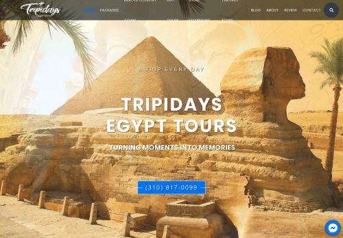 لقطة شاشة لموقع TRIPIDAYS EGYPT TOURS
بتاريخ 26/10/2021
بواسطة دليل مواقع ألتدتك