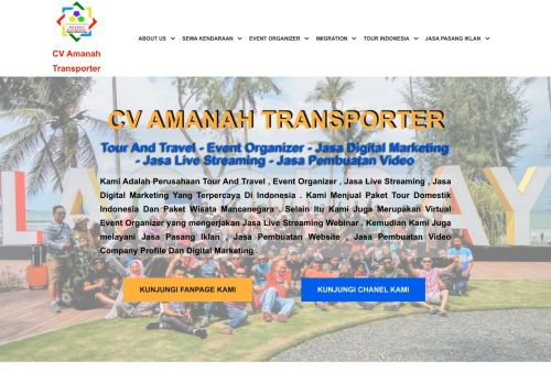 لقطة شاشة لموقع CV Amanah Transporter
بتاريخ 15/01/2022
بواسطة دليل مواقع ألتدتك