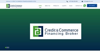 لقطة شاشة لموقع Credit & Commerce Financing Broker
بتاريخ 12/03/2020
بواسطة دليل مواقع ألتدتك