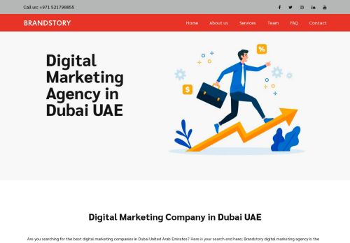 لقطة شاشة لموقع Brandstory Digital Marketing Agency in Dubai
بتاريخ 08/08/2020
بواسطة دليل مواقع ألتدتك
