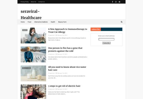 لقطة شاشة لموقع Seraviral-Healthcare
بتاريخ 02/03/2021
بواسطة دليل مواقع ألتدتك